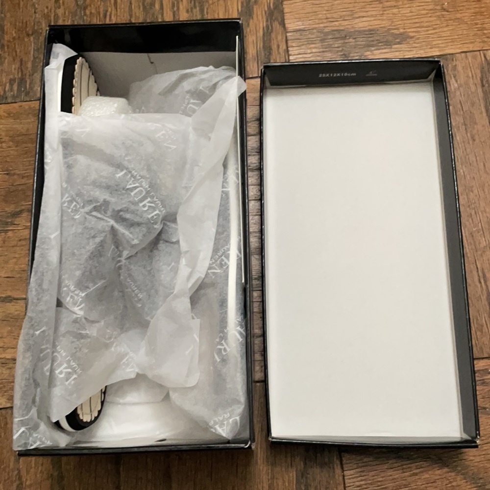 Ralph Lauren Black Flip Flops, 6B